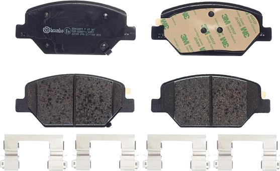 Brembo P 07 007 - Brake Pad Set, disc brake onlydrive.pro