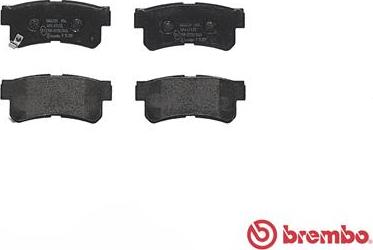 Brembo P 15 009 - Stabdžių trinkelių rinkinys, diskinis stabdys onlydrive.pro