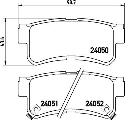 Brembo P 15 009 - Brake Pad Set, disc brake onlydrive.pro