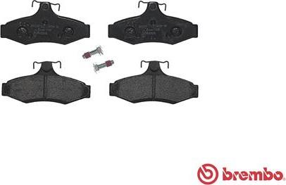 Brembo P 15 005 - Brake Pad Set, disc brake onlydrive.pro