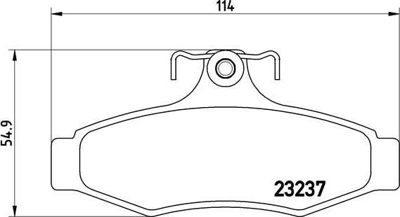 Brembo P 15 005 - Тормозные колодки, дисковые, комплект onlydrive.pro