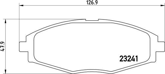 Brembo P 15 006 - Brake Pad Set, disc brake onlydrive.pro