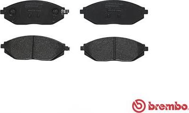 Brembo P 10 054 - Brake Pad Set, disc brake onlydrive.pro