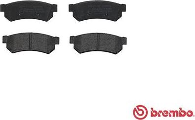 Brembo P 10 053 - Brake Pad Set, disc brake onlydrive.pro