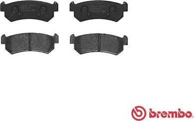 Brembo P 10 001 - Brake Pad Set, disc brake onlydrive.pro