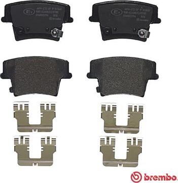 Brembo P 11 040 - Тормозные колодки, дисковые, комплект onlydrive.pro