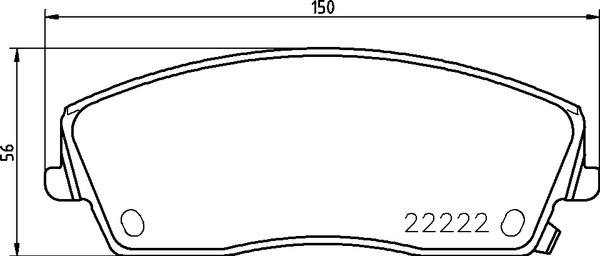 Brembo P 11 041 - Brake Pad Set, disc brake onlydrive.pro