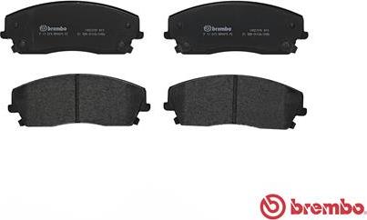 Brembo P 11 019 - Тормозные колодки, дисковые, комплект onlydrive.pro