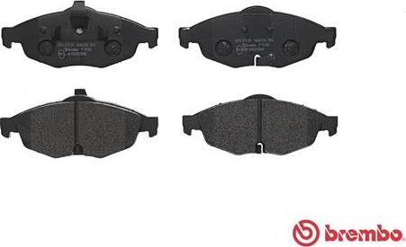 Brembo P 11 016 - Brake Pad Set, disc brake onlydrive.pro