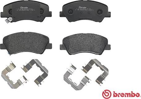 Brembo P 18 025 - Stabdžių trinkelių rinkinys, diskinis stabdys onlydrive.pro