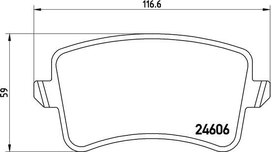 Brembo P 85 099X - Stabdžių trinkelių rinkinys, diskinis stabdys onlydrive.pro