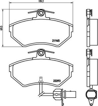 Brembo P 85 044 - Jarrupala, levyjarru onlydrive.pro