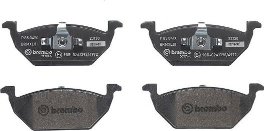 Brembo P 85 041X - Brake Pad Set, disc brake onlydrive.pro