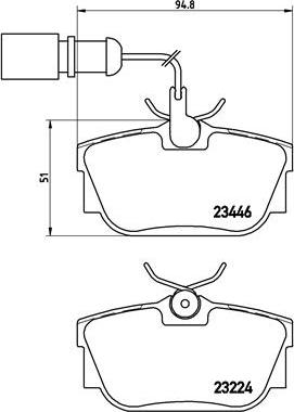 Brembo P 85 059 - Stabdžių trinkelių rinkinys, diskinis stabdys onlydrive.pro