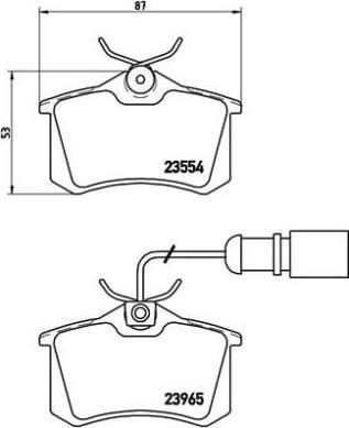 Brembo P 85 058 - Stabdžių trinkelių rinkinys, diskinis stabdys onlydrive.pro