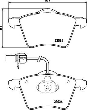 Brembo P 85 052 - Brake Pad Set, disc brake onlydrive.pro