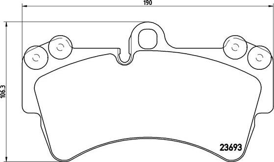 Brembo P 85 065 - Piduriklotsi komplekt,ketaspidur onlydrive.pro