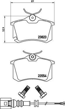 Brembo P 85 066 - Brake Pad Set, disc brake onlydrive.pro