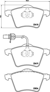 Brembo P 85 062 - Piduriklotsi komplekt,ketaspidur onlydrive.pro