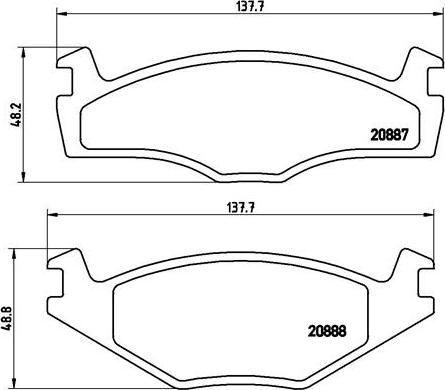 Brembo P 85 005 - Тормозные колодки, дисковые, комплект onlydrive.pro