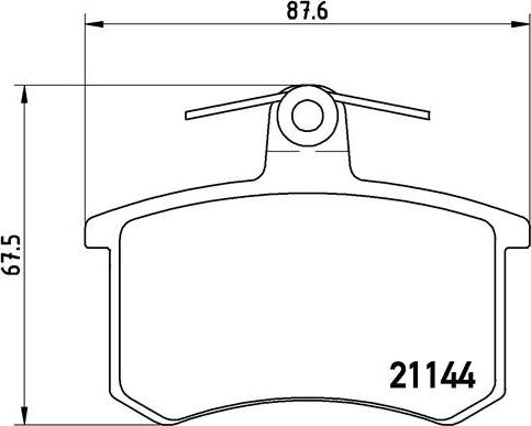 Brembo P 85 013 - Stabdžių trinkelių rinkinys, diskinis stabdys onlydrive.pro