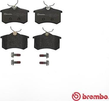 Brembo P 85 017 - Тормозные колодки, дисковые, комплект onlydrive.pro