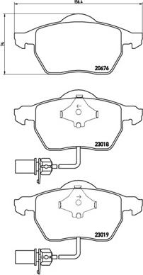 Brembo P 85 085X - Brake Pad Set, disc brake onlydrive.pro