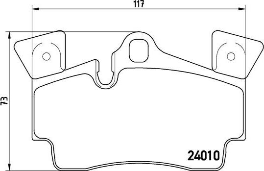 Brembo P 85 088 - Stabdžių trinkelių rinkinys, diskinis stabdys onlydrive.pro