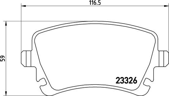 Brembo P 85 083 - Тормозные колодки, дисковые, комплект onlydrive.pro