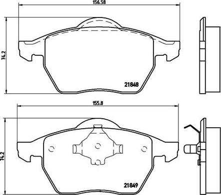 Brembo P 85 039 - Тормозные колодки, дисковые, комплект onlydrive.pro