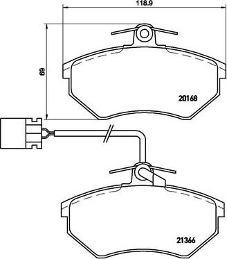 Brembo P 85 034 - Brake Pad Set, disc brake onlydrive.pro