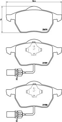 Brembo P 85 037X - Stabdžių trinkelių rinkinys, diskinis stabdys onlydrive.pro