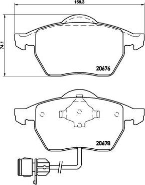 Brembo P 85 026 - Brake Pad Set, disc brake onlydrive.pro