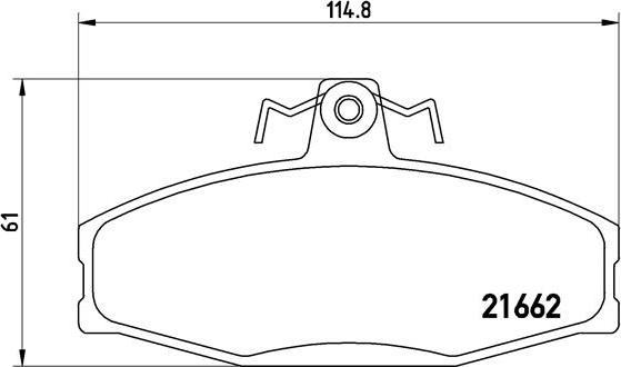 Brembo P 85 022 - Jarrupala, levyjarru onlydrive.pro