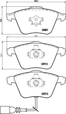 Brembo P 85 079 - Stabdžių trinkelių rinkinys, diskinis stabdys onlydrive.pro