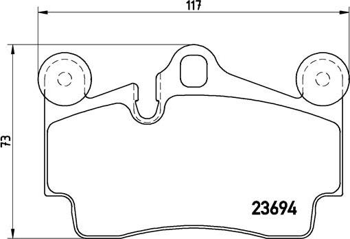 Brembo P 85 070 - Тормозные колодки, дисковые, комплект onlydrive.pro