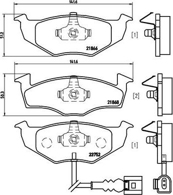 Brembo P 85 071 - Brake Pad Set, disc brake onlydrive.pro