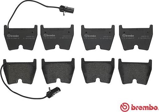 Brembo P 85 078 - Brake Pad Set, disc brake onlydrive.pro