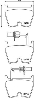 Brembo P 85 078 - Bremžu uzliku kompl., Disku bremzes onlydrive.pro