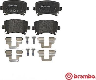 Brembo P 85 073 - Brake Pad Set, disc brake onlydrive.pro