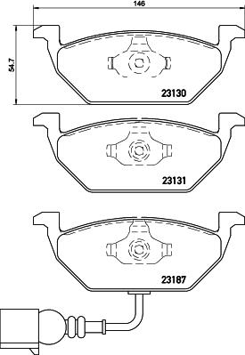 Brembo P 85 072X - Stabdžių trinkelių rinkinys, diskinis stabdys onlydrive.pro