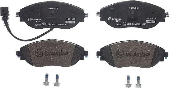 Brembo P 85 144X - Brake Pad Set, disc brake onlydrive.pro