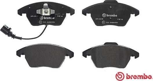 Brembo P 85 146 - Тормозные колодки, дисковые, комплект onlydrive.pro