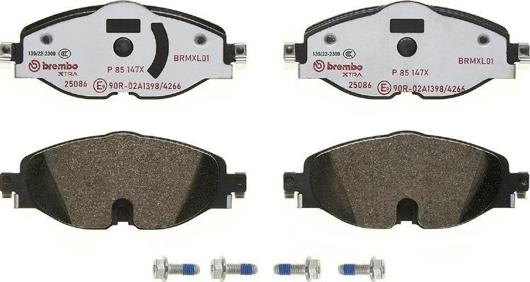 Brembo P 85 147X - Brake Pad Set, disc brake onlydrive.pro