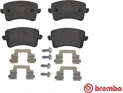 Brembo P 85 100 - Bremžu uzliku kompl., Disku bremzes onlydrive.pro