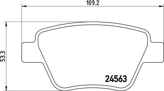 Brembo P 85 114X - Brake Pad Set, disc brake onlydrive.pro