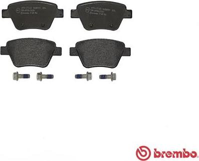 Brembo P 85 114 - Тормозные колодки, дисковые, комплект onlydrive.pro