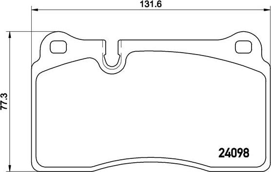 Brembo P 85 110 - Stabdžių trinkelių rinkinys, diskinis stabdys onlydrive.pro