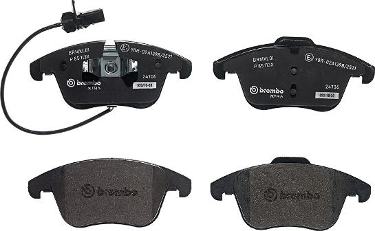 Brembo P 85 113X - Brake Pad Set, disc brake onlydrive.pro