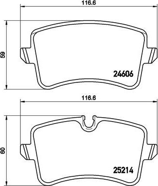 Brembo P 85 117 - Piduriklotsi komplekt,ketaspidur onlydrive.pro